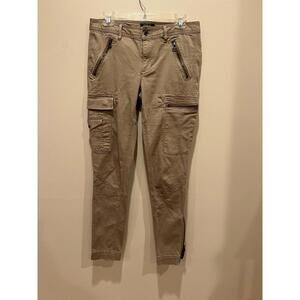 Polo Ralph Lauren Khaki Cargo Pants Women’s Size 8 Zipper